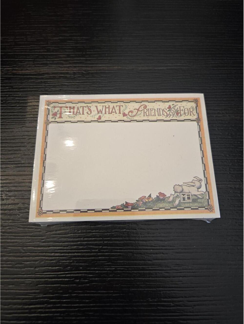1995 Mary Engelbreit That’s What Friends Are For Post-It Notes Sealed Vintage